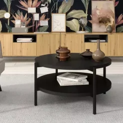 Ławy I Stoliki>GiB Meble stolik kawowy z półką ETA II czarny