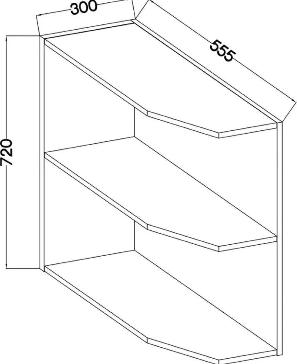 Meble Kuchenne>Lempert Dolna narożna szafka kuchenna 30 cm NEPO