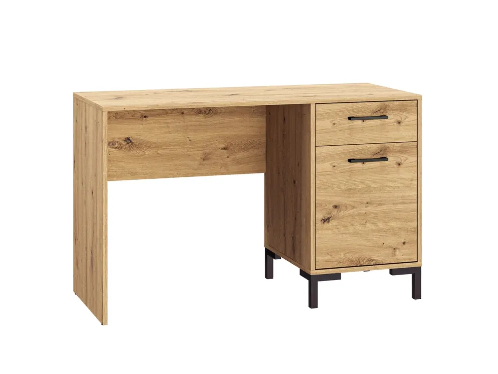 Biurka|Zestawy Mebli Do Salonu>ML Meble Drewniane biurko 120x51 cm NEVIO dąb artisan