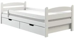 Meble Dla Dzieci|Meble Młodzieżowe>DOLMAR Drewniane łóżko do pokoju dziecięcego 90x200 cm MERRY