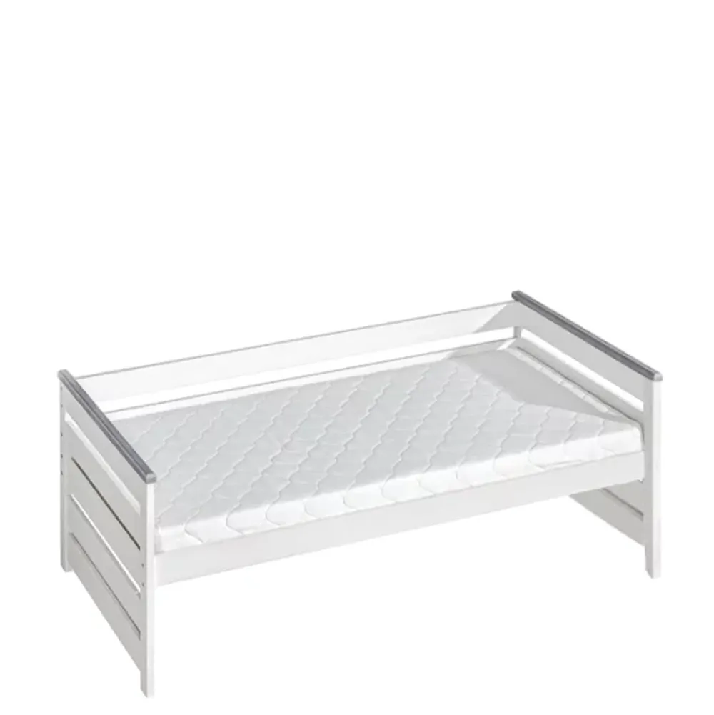 Łóżka Młodzieżowe|Łóżka Dziecięce>DOLMAR Drewniane łóżko dziecięce ze stelażem 90x200 cm ACETO sosna