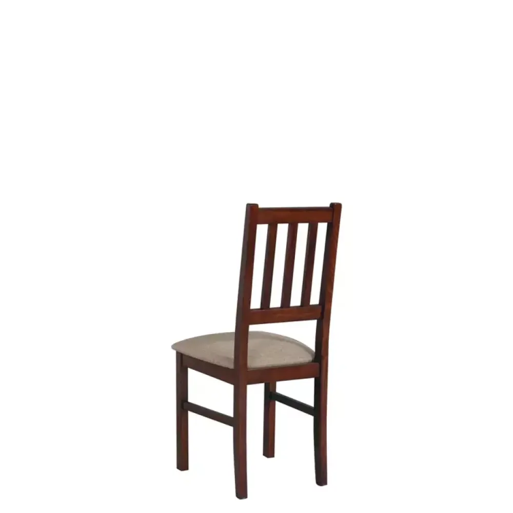 Krzesła Drewniane|Krzesła>DREWMIX Drewniane krzesło do jadalni orzech BAROTTI