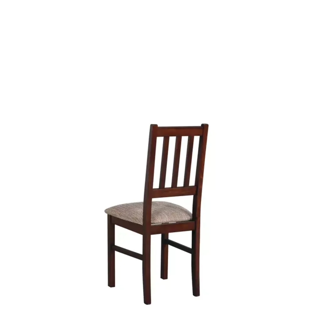 Krzesła Drewniane|Krzesła>DREWMIX Drewniane krzesło do jadalni orzech BAROTTI