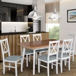 Krzesła Drewniane|Krzesła>DREWMIX Drewniane krzesło w stylu skandynawskim do jadalni NESTO