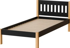 Łóżka Młodzieżowe|Łóżka Dziecięce>DOLMAR Drewniane nowoczesne łóżko jednoosobowe 90x200 cm GALANT