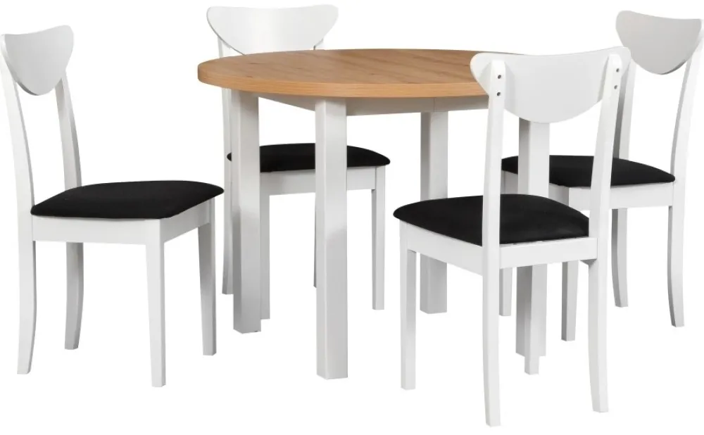 Krzesła Drewniane|Krzesła>DREWMIX Drewniane nowoczesne krzesło do jadalni HASS