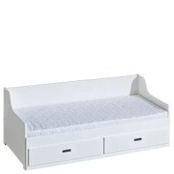 Meble Dla Dzieci|Łóżka Młodzieżowe>DOLMAR Drewniane rozkładane łóżko dziecięce 160x200 cm SELLO biały