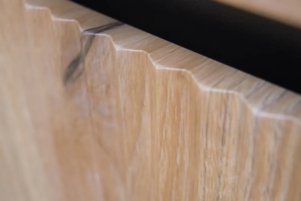 Zestawy Mebli Do Salonu|Szafki Nocne>Lempert Drewnopodobna szafka nocna 52 cm z szufladą OMEGA dąb evoke