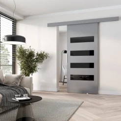 Drzwi Przesuwne>przesuwne.com Drzwi pokojowe przesuwne szare 80 FELIX szary
