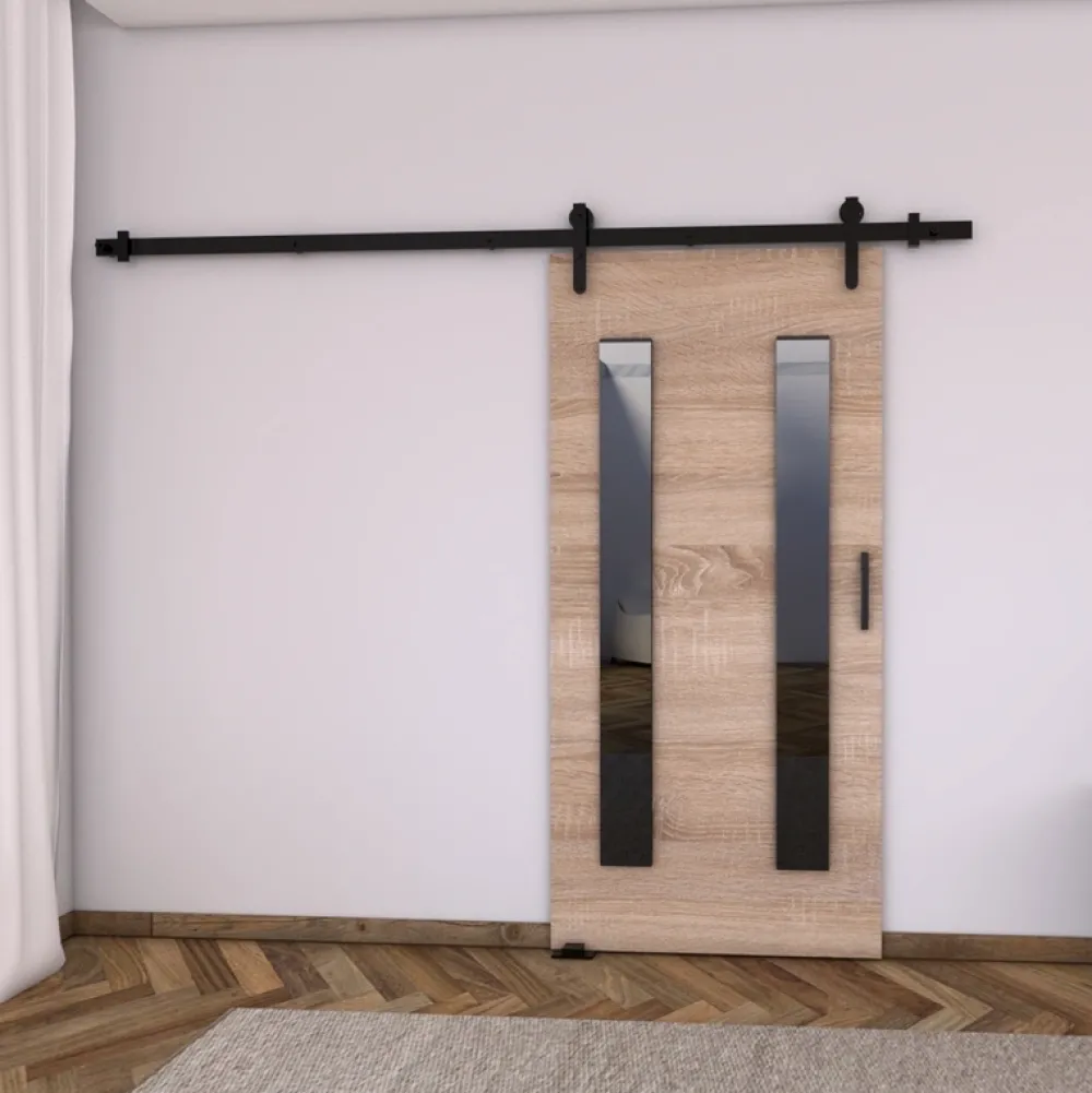 Drzwi Przesuwne>przesuwne.com Drzwi przesuwne do garderoby 70 cm AREZO dąb sonoma