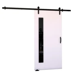 Drzwi Przesuwne>przesuwne.com Drzwi przesuwne do garderoby 100 cm PASCO białe biały