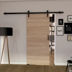 Drzwi Przesuwne>przesuwne.com Drzwi przesuwne do pokoju 70 cm ANZIO dąb sonoma