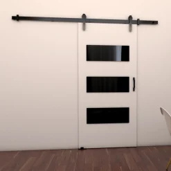 Drzwi Przesuwne>przesuwne.com Drzwi przesuwne do pokoju 90 cm VITRE białe biały