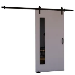 Drzwi Przesuwne>przesuwne.com Drzwi przesuwne do pokoju 90 cm PASCO szare szary