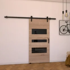 Drzwi Przesuwne>przesuwne.com Drzwi przesuwne naścienne 90 cm VASTO dąb sonoma