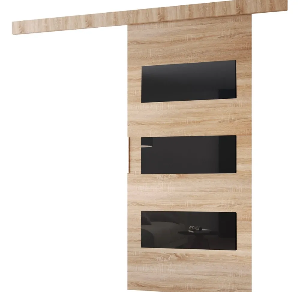 Drzwi Przesuwne>przesuwne.com Drzwi przesuwne sonoma 100 ALEX dąb sonoma