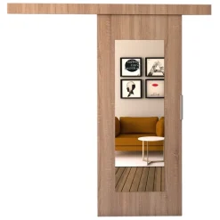 Drzwi Przesuwne>przesuwne.com Drzwi przesuwne z lustrem 100 sonoma IRINA dąb sonoma