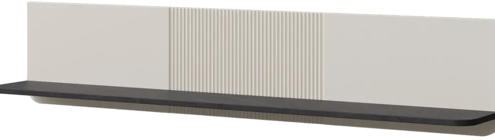 Półki>JUREK Duża kaszmirowa półka na książki 150 cm do salonu MIREL