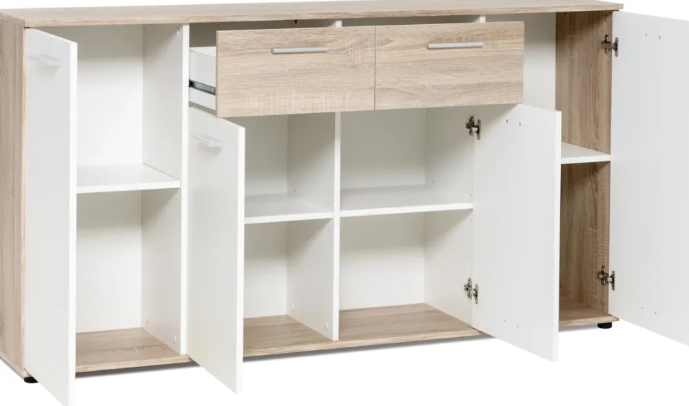 Zestawy Mebli Do Przedpokoju|Komody>Meblohand Duża komoda 160 cm z szufladami pod telewizor JOVITA