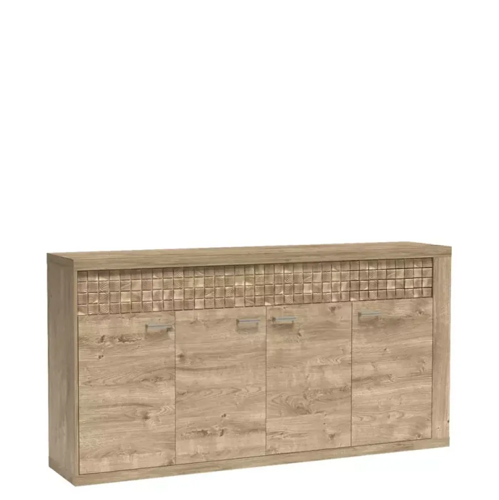 Zestawy Mebli Do Sypialni|Komody>JARSTOL Duża komoda czterodrzwiowa NORIENTE