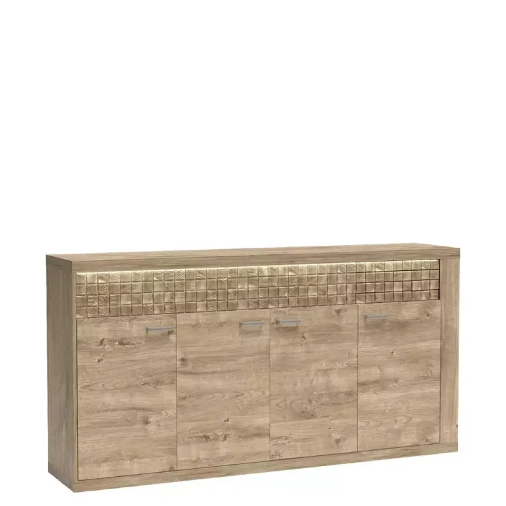 Zestawy Mebli Do Sypialni|Komody>JARSTOL Duża komoda czterodrzwiowa NORIENTE