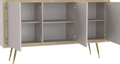 Szafki Rtv|Komody>GiB Meble Duża komoda na nóżkach 150 cm w stylu glamour pod telewizor TALUS