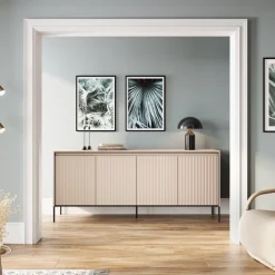 Zestawy Mebli Do Salonu|Komody></noscript>lenart. Duża komoda z frezowanymi frontami do salonu TREND