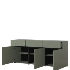 Zestawy Mebli Do Sypialni|Komody>Helvetia Duża komoda z szufladami nowoczesna do salonu 180 cm CROSS