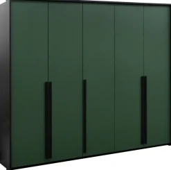 Meble Młodzieżowe|Szafy Do Przedpokoju>Stolar Duża nowoczesna pięciodrzwiowa szafa uchylna 255 cm GENEWA