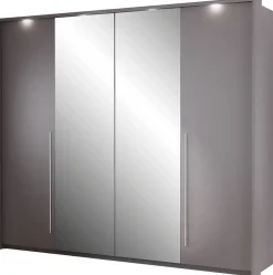 Szafy Młodzieżowe|Szafy Otwierane>Stolar Duża nowoczesna szafa z lustrem 255 cm do sypialni BRAND lawa