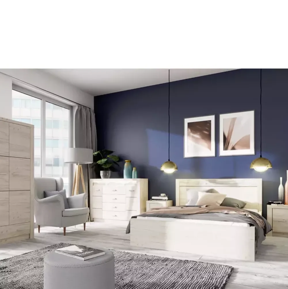 Zestawy Mebli Do Sypialni|Zestawy Mebli Do Salonu>JARSTOL Duża szafa do sypialni półki szuflady INELI