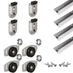 Zestawy Mebli Do Przedpokoju|Szafy Trzydrzwiowe></noscript>Meblohand Duża szafa na ubrania 180 cm CUBE dąb sonoma