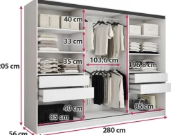 Zestawy Mebli Do Przedpokoju|Szafy Trzydrzwiowe><noscript><img width=