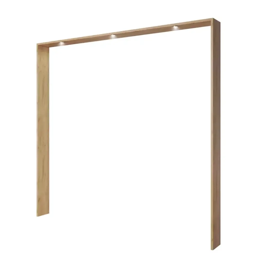 Meble Młodzieżowe|Zestawy Mebli Do Sypialni>LASKI Duża szafa na ubrania dąb craft biały IKAR