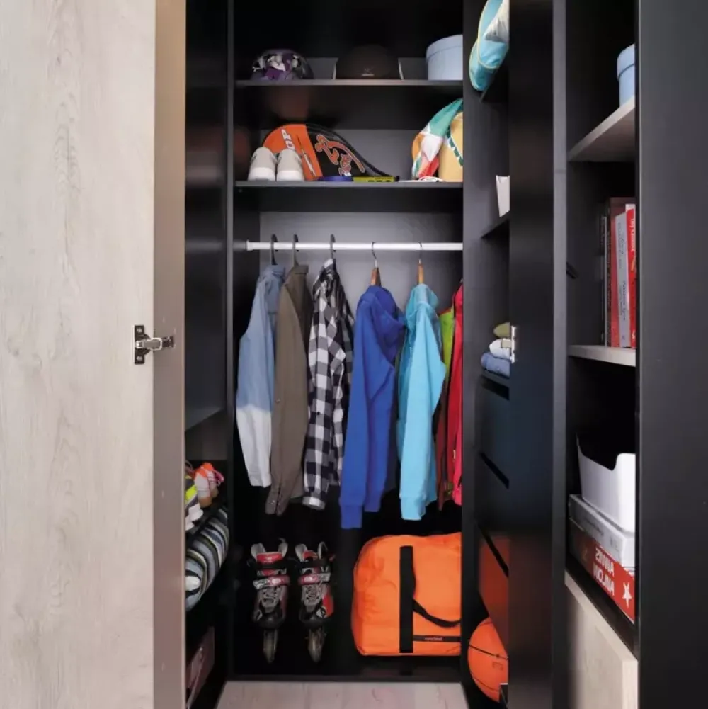 Meble Dla Dzieci|Meble Młodzieżowe>MEBLAR Duża szafa narożna garderoba PRESSCOT