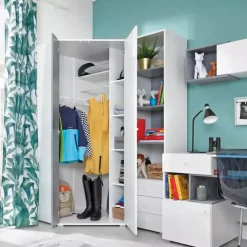 Meble Dla Dzieci|Zestawy Mebli Młodzieżowych>MEBLAR Duża szafa narożna młodzieżowa SIREN