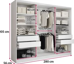 Zestawy Mebli Do Przedpokoju|Szafy Trzydrzwiowe><noscript><img width=