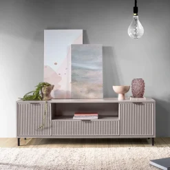 Szafki Rtv>JARSTOL Duża szafka RTV z szufladą LATINA kaszmir