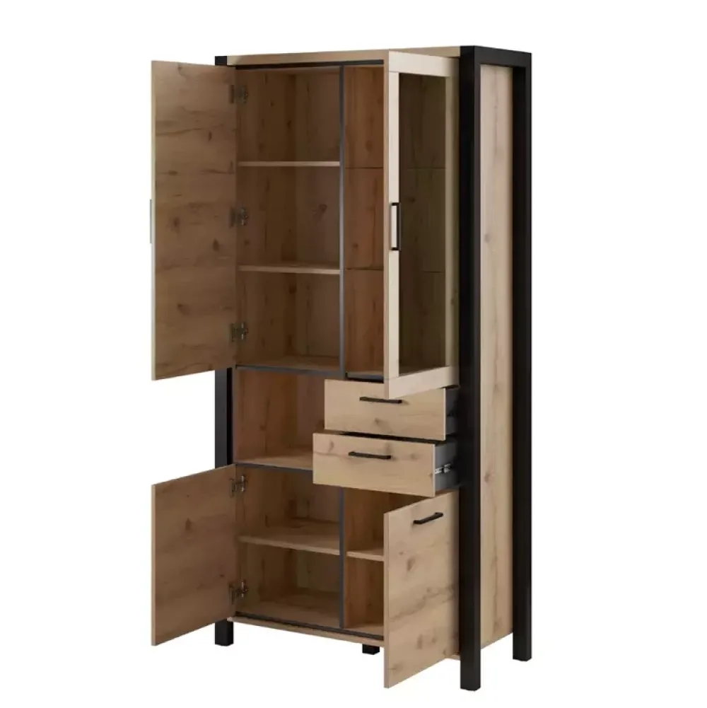 Zestawy Mebli Do Salonu|Witryny>Helvetia Duża witryna do salonu ANGELINO