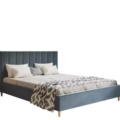 Łóżka Na Nóżkach|Łóżka Z Zagłówkiem>Riban Duże łóżko do sypialni 180x200 cm JESTER