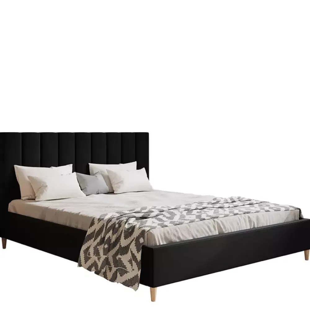 Łóżka Na Nóżkach|Łóżka Z Zagłówkiem>Riban Duże łóżko do sypialni 180x200 cm JESTER