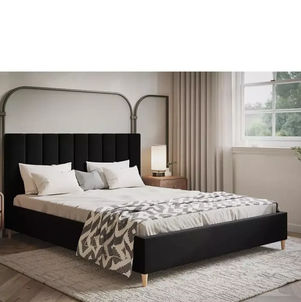 Łóżka Na Nóżkach|Łóżka Z Zagłówkiem>Riban Duże łóżko do sypialni 180x200 cm JESTER