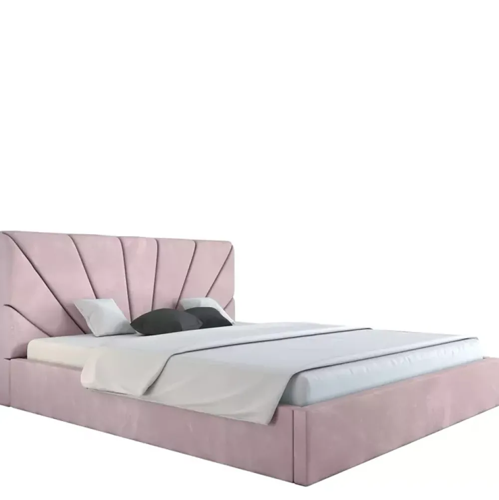 Łóżka Z Zagłówkiem|Łóżka Z Pojemnikiem>Riban Duże łóżko małżeńskie 180x200 cm BRANE