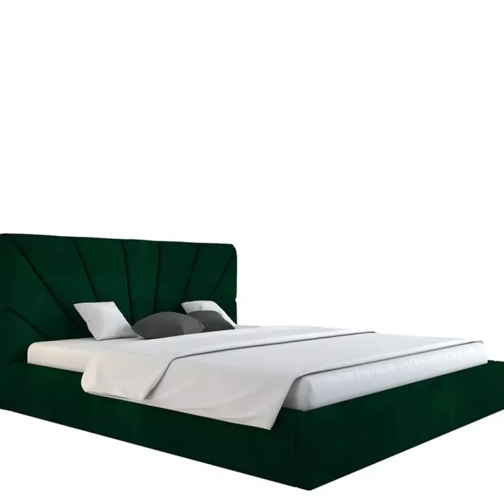 Łóżka Z Zagłówkiem|Łóżka Z Pojemnikiem>Riban Duże łóżko małżeńskie 180x200 cm BRANE