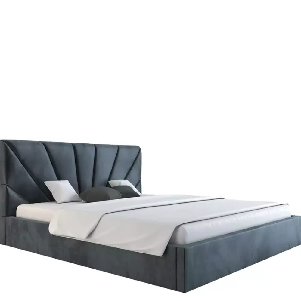 Łóżka Z Zagłówkiem|Łóżka Z Pojemnikiem>Riban Duże łóżko małżeńskie 180x200 cm BRANE