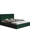 Łóżka Młodzieżowe|Łóżka Z Zagłówkiem>Riban Duże łóżko 160x200 cm PROVO zielona butelka