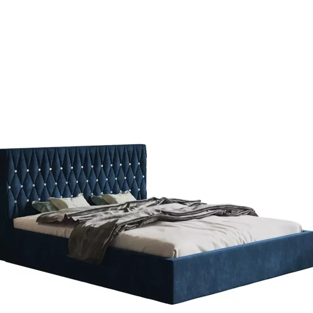 Łóżka Młodzieżowe|Łóżka Z Zagłówkiem>Riban Duże łóżko 160x200 cm PROVO zielona butelka