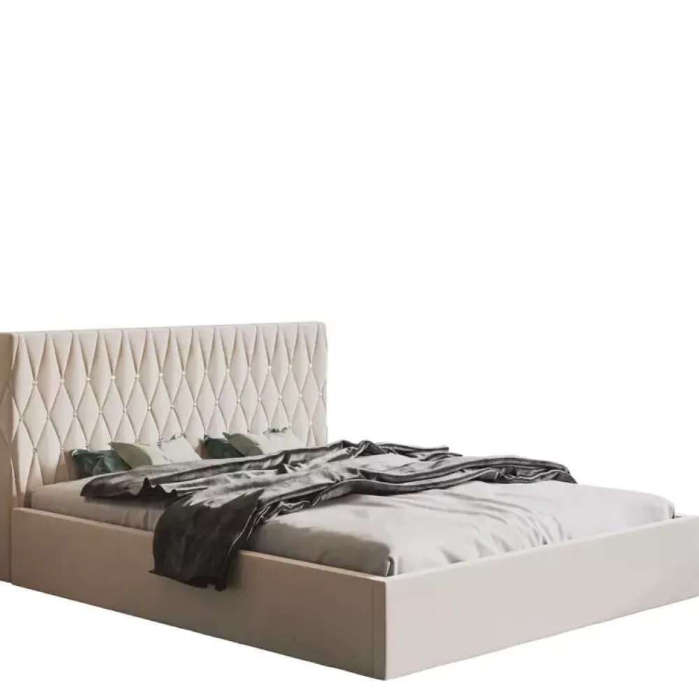 Łóżka Młodzieżowe|Łóżka Z Zagłówkiem>Riban Duże łóżko 160x200 cm PROVO zielona butelka