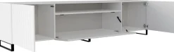 Szafki Rtv>Arton Długa szafka RTV 200 cm do salonu na nóżkach TAVIO loftowa