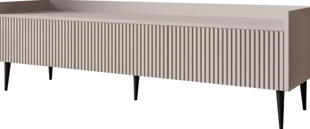 Zestawy Mebli Do Salonu|Szafki Rtv>JUREK Długa szafka RTV 150 cm nowoczesna do salonu ASPERO kaszmir